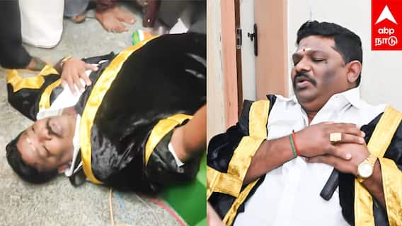 Kumbakonam Mayor Chest Pain | ’’ஐயோ..நெஞ்சு வலி’’சுத்துப்போட்ட கவுன்சிலர்கள்..தரையில் புரண்ட மேயர்