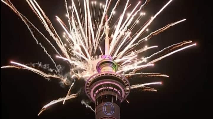 New Zealand's Auckland welcomed New Year 2025 with dazzling fireworks at the Sky Tower. Thousands of people gathered to witness the celebrations as Auckland became the first major city in the world to step into 2025. (Source: X@PhilppineStar)