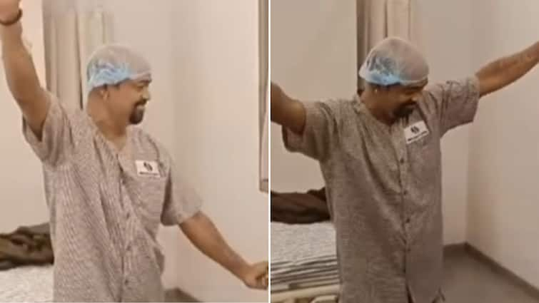 Vinod Kambli Video Dancing On 'Chak De India' Wearing Medical Straps In Hospital Goes Viral