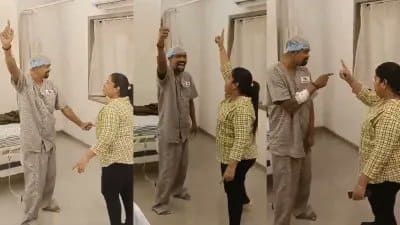 Ex Indian cricketer Vinod kambli dance in hospital video gets viral in social media Watch Video : உங்களை இப்படி பார்த்து எவ்வாளவு நாள் ஆச்சு! இணையத்தில் வைரலாகும் காம்ப்ளியின் வீடியோ