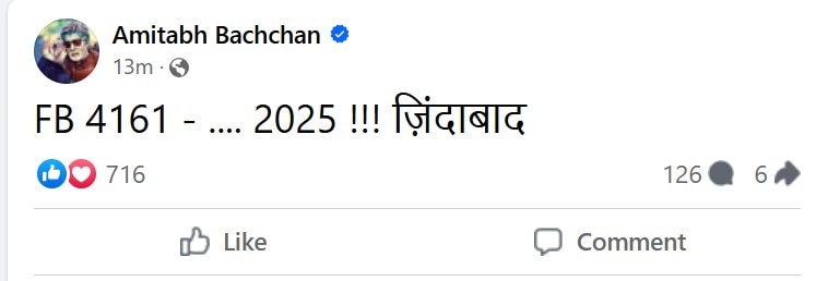 अमिताभ बच्चन ने कहा '2025 जिंदाबाद' तो कार्तिक आर्यन बोले- 'शुक्रिया 2024', यहां देखें बॉलीवुड सेलेब्स कैसे कर रहे साल को अलविदा