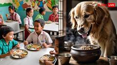 कुत्ते के खाने वाले बर्तन में स्कूल के बच्चों को दिया गया खाना, सोशल मीडिया पर भड़क गए लोग