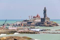 IN PICS: India's First Glass Bridge Over Sea Connecting Vivekananda Rock Memorial, Thiruvalluvar Statue