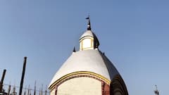 Tarapith: নতুন বছরে ভক্তদের ফুলে ঢাকল তারাপীঠ, ভিড়ের মধ্যে দাঁড়িয়েই প্রার্থনা, 'ডাক শুনো মা..'