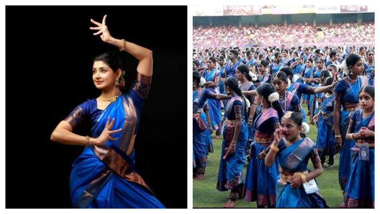 Actress Divyaa Unni Guinness Record 8 நிமிட பாட்டுக்கு 11,600 கலைஞர்களை வைத்து டான்ஸ் ஆடி கின்னஸ் சாதனை படைத்த திவ்யா உன்னி!
