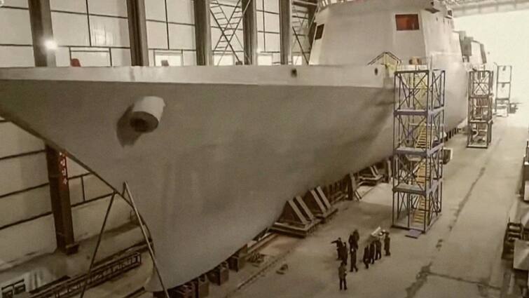 north korea is developing a 5000 ton weigh nuclear warship frigate russia china us tensed