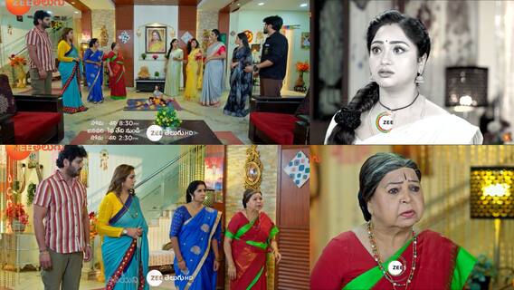 Trinayani Serial Today January 1st: 'త్రినయని' సీరియల్: నయని, త్రినేత్రి డ్రామా మొత్తం ఇంట్లో చెప్పేసిన బామ్మ.. కోమాలో ఉన్న నయనిని చూసేశారా! Trinayani Serial Today January 1st: 'త్రినయని' సీరియల్: నయని, త్రినేత్రి డ్రామా మొత్తం ఇంట్లో చెప్పేసిన బామ్మ.. కోమాలో ఉన్న నయనిని చూసేశారా!