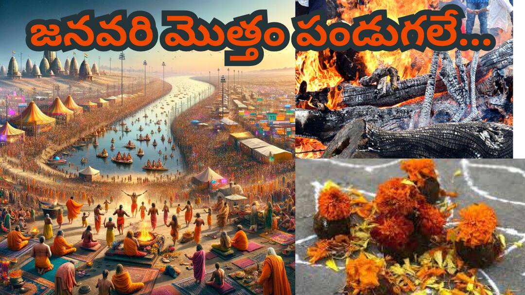 January Holiday and Festival 2025 Festivals in January Complete list dates timings and rituals January Holiday and Festival 2025: భోగి, సంక్రాంతి సహా జనవరి 2025 లో పండుగలు, సెలవులు..పెద్ద లిస్టే ఇది!
