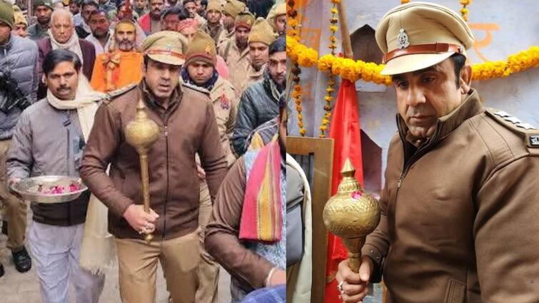 sambhal Anuj Chaudhary waved gada in Sambhal Human Rights Commission orders action ann संभल में गदा लहराने वाले अनुज चौधरी की मुश्किलें बढ़ी, मानवाधिकार आयोग ने दिए कार्रवाई के आदेश