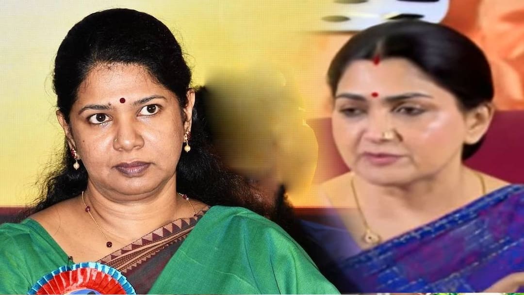 திமுக மகளிர் அணி எங்கே? எம்.பி கனிமொழி எங்கே? பெண்கள் ஃபுட்பால் கிடையாது - குஷ்பூ ஆவேசம்