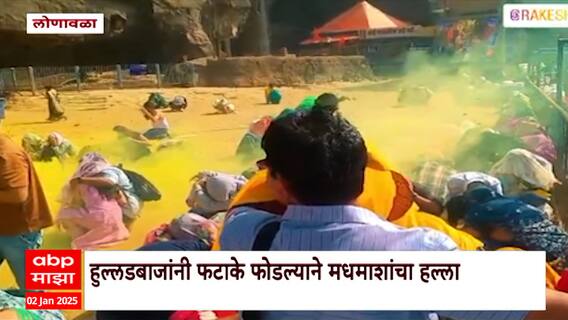 Ekvira Temple HoneyBee Attack : एकविरा गडावर भाविकांची हुल्लडबाजी, मधमाशांचा हल्ला अन् गोंधळ