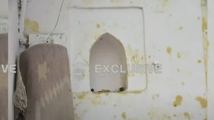 इसके अलावा मुख्य परिसर के मुख्य गुंबद के नीचे के जंजीर लटकी मिली है जिसे लेकर सर्वे के दौरान दावा किया गया कि ये जंजीर प्राचीन मंदिर की है, जिस पर घंटी मौजूद थी.