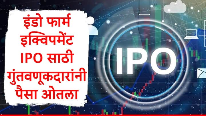 IPO Update : इंडो फार्म इक्विपमेंट लिमिटेडचा आयपीओ तब्बल 227 पट सबस्क्राइब झाला आहे. या आयपीओचा जीएमपी देखील 44 टक्क्यांवर पोहोचला आहे.