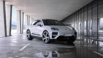 New Porsche Macan Electric Launch On 17th At Bharat Mobility Global Expo 2025