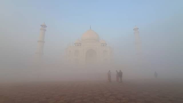 Agra: Taj Mahal 'Disappears' As Thick Fog Blankets World Heritage Site