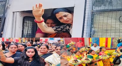 Bjp Women protested in Madurai kushboo and other womens arrested tnn Madurai: அக்னி சட்டி, மிளகாய் அரைத்து போராட்டம்  மதுரையில் குஷ்பு கைது