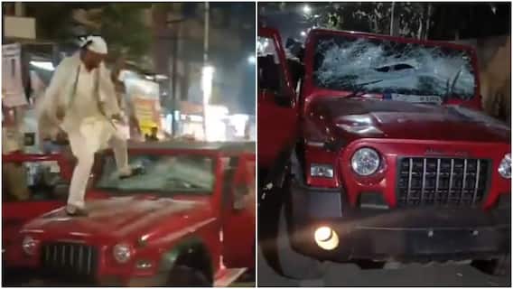 Constable's Teen Son Ploughs Through Crowd Of Sikh Devotees In Jaipur, Mob Destroys His Thar: VIDEO