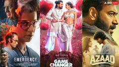 राम चरण की 'गेम चेंजर' से कंगना की 'इमरजेंसी' तक, जनवरी 2025 में बॉक्स ऑफिस हिलाने आ रही हैं ये 7 फिल्में