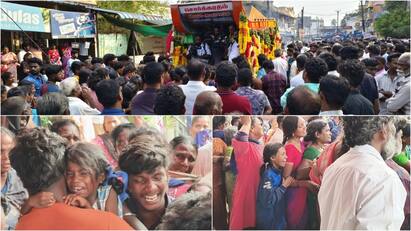 Vikravandi child death Relatives cried at the girls funeral procession Vikravandi child death: குழந்தையின் இறுதி ஊர்வலம் : கதறி அழுத பெற்றோர் நெஞ்சை கலங்கடித்த சோகம்
