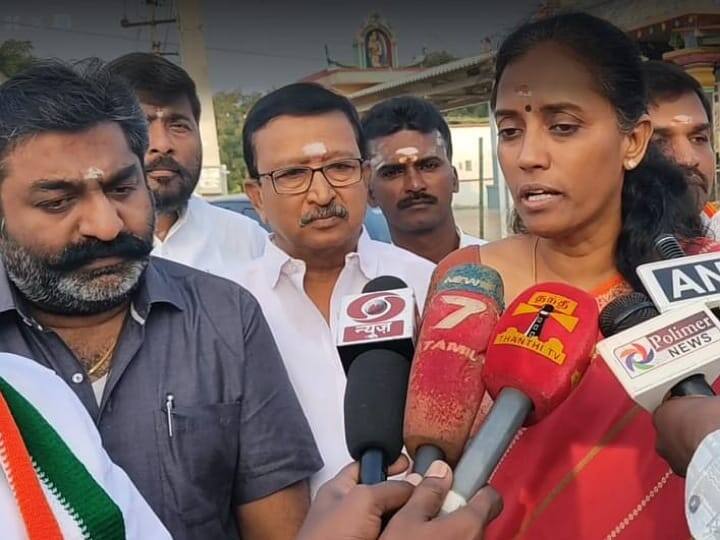 Karur mp Jothimani question to Annamalai Is your sister husband a relative or not - tnn அக்காவின் கணவர் சொந்தக்காரரா இல்லையா? - அண்ணாமலைக்கு ஜோதிமணி கேள்வி