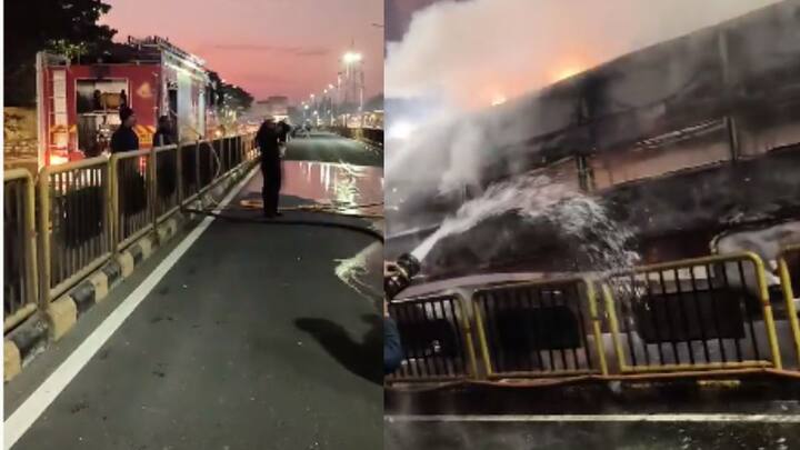 या घटनेत बसच्या पाठीमागील भाग जळून खाक झाला. अग्निशमन दलाने आणि नाना काटे फाउंडेशनच्या पथकाने घटनास्थळी धाव घेत आगीवर नियंत्रण मिळवले.