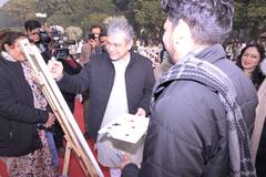 NDMC Exam Warrior कला महोत्सव में रेल मंत्री ने की शिरकत, छात्रों के साथ की बातचीत