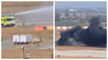 Indian Coast Guard Helicopter Crashes In Gujarat Porbandar 3 Dead மீண்டும் கோர விபத்து! விழுந்து நொறுங்கிய ஹெலிகாப்டர்.. திக் திக் நிமிடங்கள்! 