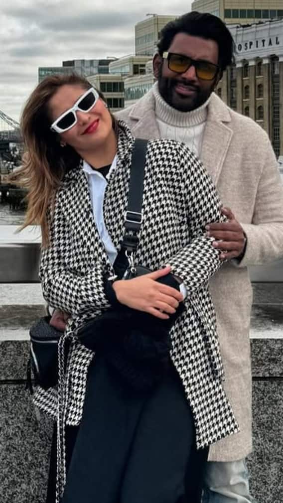 Arti Singh And Dipak Chauhan Serve Chic Winter Looks On Their London Holiday