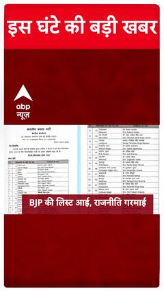 BJP Releases First List For Delhi Assembly Polls 2025 | ABP News