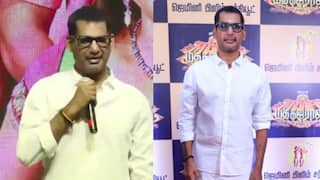 vishal with viral fever at madha gaja raja press meet see details மைக்கை பிடிக்க முடியாமல் நடுங்கிய கை..விஷாலுக்கு என்ன ஆச்சு ?