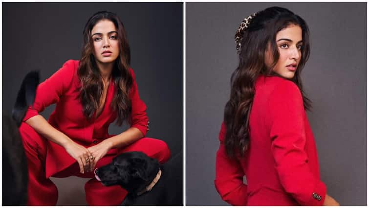 Wamiqa Gabbi Steals Hearts With Her Red Hot Look In Co-Ord Set; SEE PICS