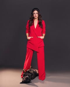 Wamiqa Gabbi Steals Hearts With Her Red Hot Look In Co-Ord Set; SEE PICS