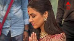 Rukmini Maitra: সোমবার সকালে হঠাৎ দক্ষিণেশ্বরে রুক্মিণী, ১৪০টা প্রদীপ জ্বালিয়ে দিলেন পুজো