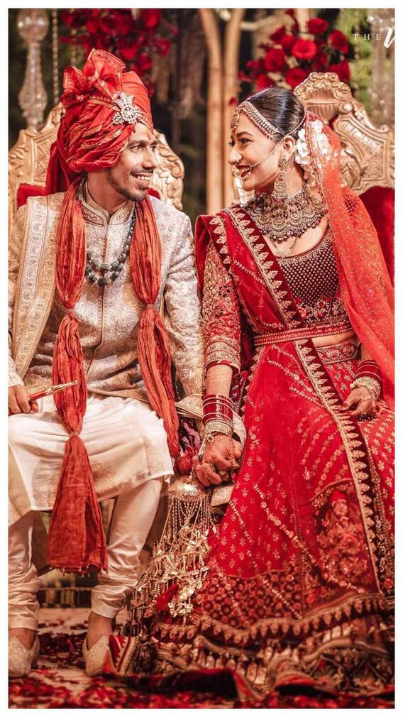 तलाक की खबरों के बीच धनश्री और युजवेंद्र की वेडिंग तस्वीरें हुईं वायरल