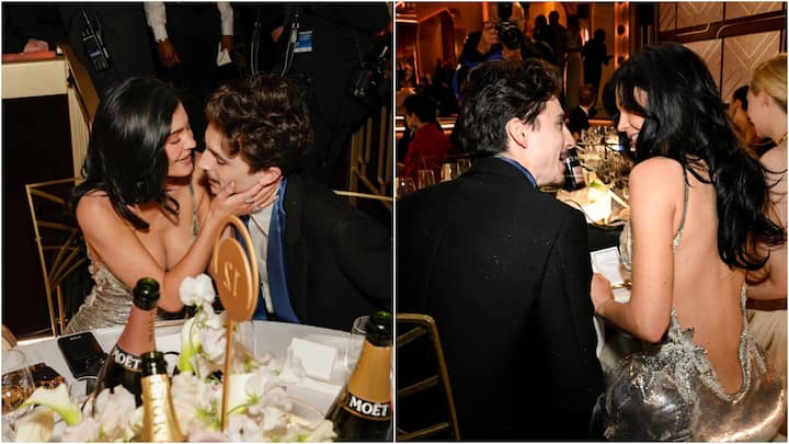 Kylie Jenner skipped the red carpet but stayed close to Timothée Chalamet throughout the event.