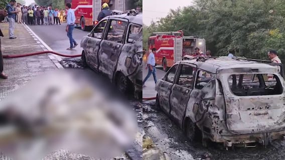 Car Accident: మేడ్చల్ జిల్లాలో ఘోర ప్రమాదం - కారులో మంటలు చెలరేగి ఇద్దరు సజీవదహనం