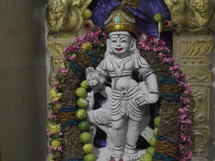 Karur MiniBusStand Karpaka Vinayagar kovil Murugan Vibhuti alankaram சஷ்டி; கரூர் கற்பக விநாயகர் ஆலயத்தில் வீற்றிருக்கும் ஸ்ரீ முருகனுக்கு விபூதி அலங்காரம்