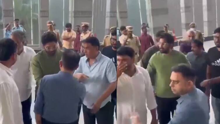 Pushpa 2 Actor Allu Arjun Meets Boy Who Injured in Sandhya Theatre Stampede Hyderabad Allu arjun : ”பையனை பாத்துக்குறேன்” சிறுவனின் தந்தையிடம் மனம் நொந்து பேசிய அல்லு அர்ஜூன்.. புஷ்பா 2 நெரிசல் சம்பவம்..