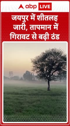 Cold Wave Continues in Jaipur, Drop in Temperature Intensifies the Chill | ABP News