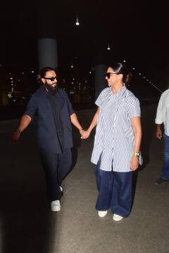 पेरेंट्स बनने के बाद पहली बार एक साथ एयरपोर्ट पर दिखे दीपिका-रणवीर, पैपराजी को दिए जमकर पोज