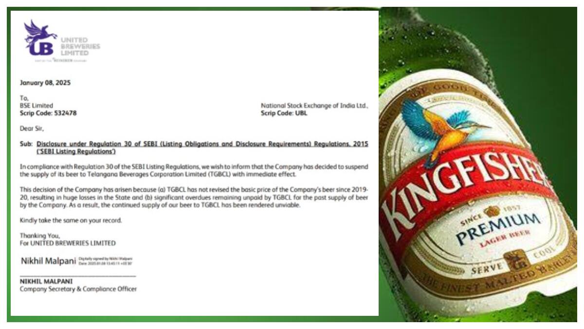 Telangana News: తెలంగాణలో మందుబాబులకు బిగ్‌షాక్‌- కింగ్‌ఫిషర్ సరఫరా నిలిపివేత