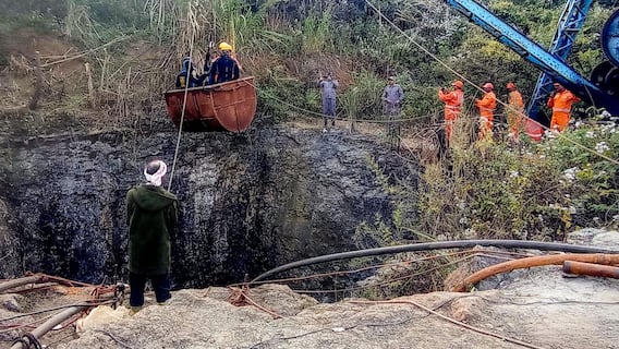 Body of One Worker Recovered From Assam's Inundated Coal Mine, Search On To Find 8 Others