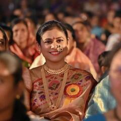 Ashwini Mahangade: अभिनेत्री अश्विनी महांगडेचं मराठमोळं फोटोशूट; पाहा खास फोटो!