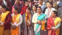 महिला विधायक सम्मेलन के दूसरे दिन विधायकों ने किया कानपुर दर्शन, इस्कॉन मंदिर में की पूजा-अर्चना