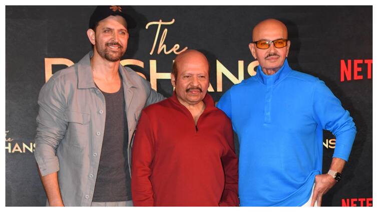 The Roshans Trailer Launch: Hrithik Roshan, Rakesh Roshan, Rajesh Roshan Pose Together