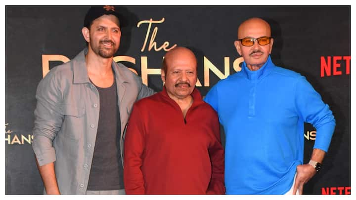 The highly anticipated trailer for Netflix’s four-part docu-series, ‘The Roshans’, was released on Thursday, which was attended by Rajesh Roshan, Rakesh Roshan, and Hrithik Roshan.