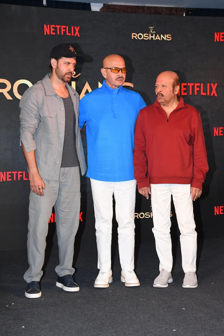 Pics Of The Roshans Trailer Launch: Hrithik Roshan, Rakesh Roshan ...