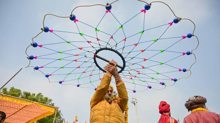 Around 40 to 50 crore people are expected to visit the pilgrimage site to take a dip in the holy water during the Maha Kumbh Mela, said Uttar Pradesh DGP Prashant Kumar. Image: PTI