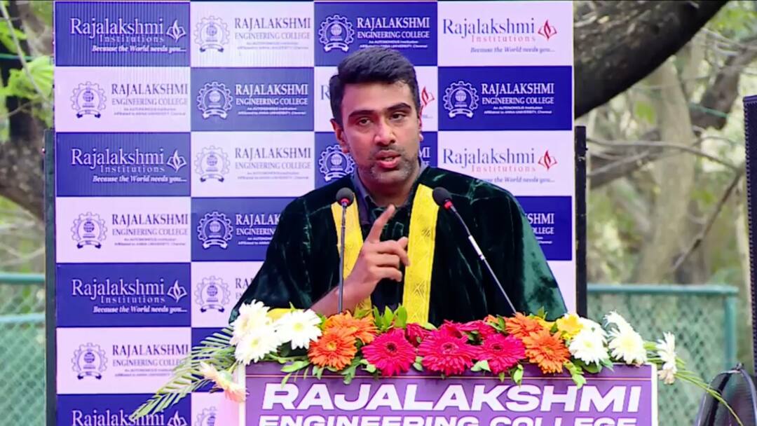 Ravichandran Ashwin : Ravichandran Ashwin talks about hindi isn't national language its official language in college convocation event chennai Ravichandran Ashwin :