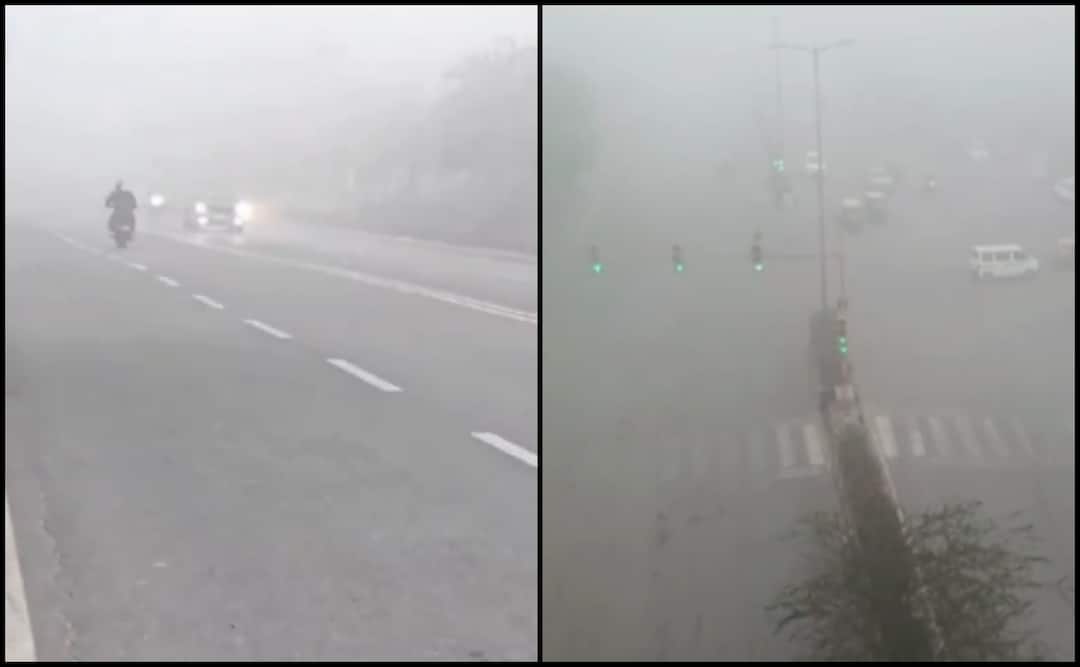 India Weather Live Updates 10-01-2025: Delhi Wakes Up to Dense Fog, Zero Visibility, and Trains Running Late India Weather Live Updates 10-01-2025: Chillai Kalan Freezes Dal Lake in Kashmir, Trains Delayed Due to Dense Fog